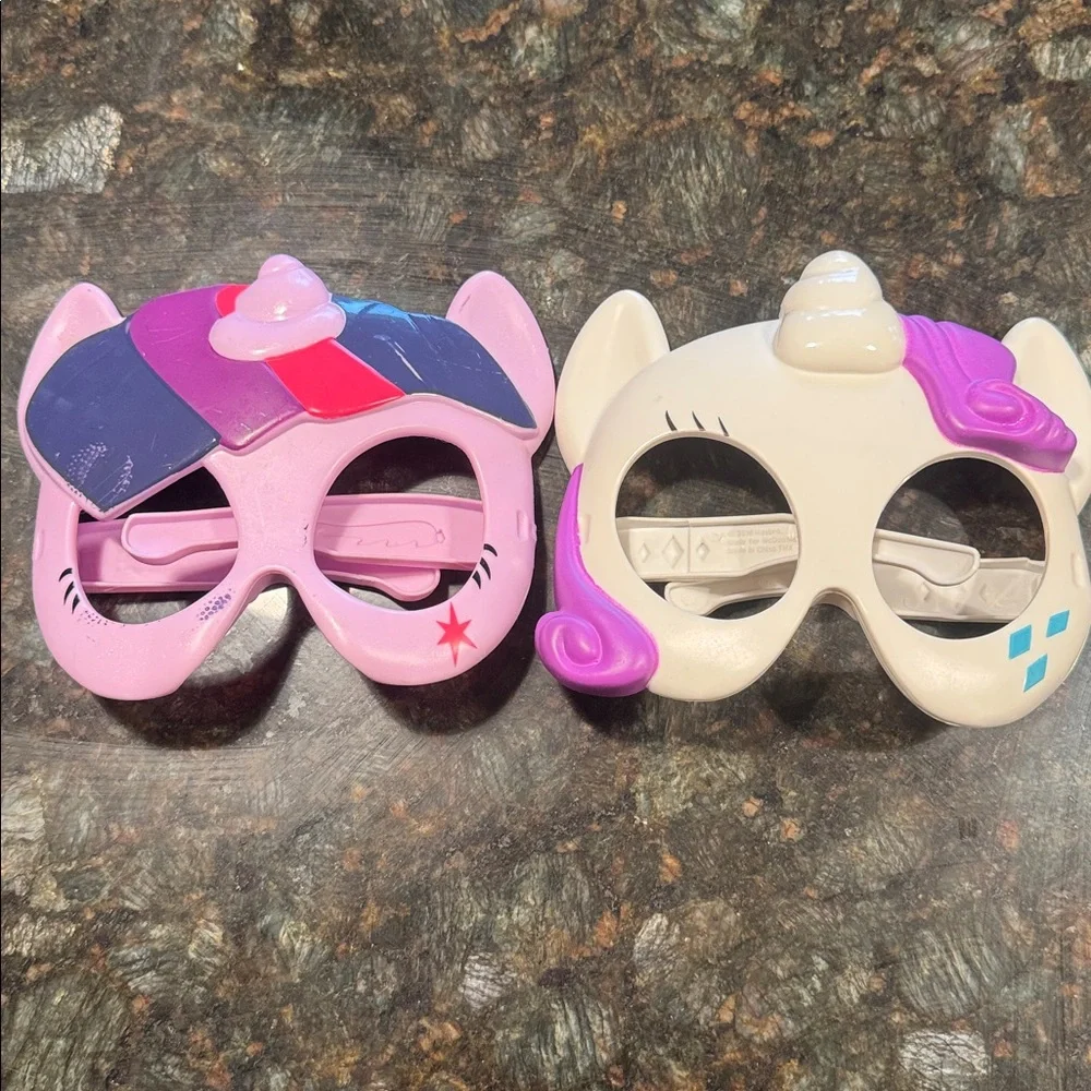 My Little Pony Twilight Sparkle & Rarity Unicorn Character Eye Mask Set
